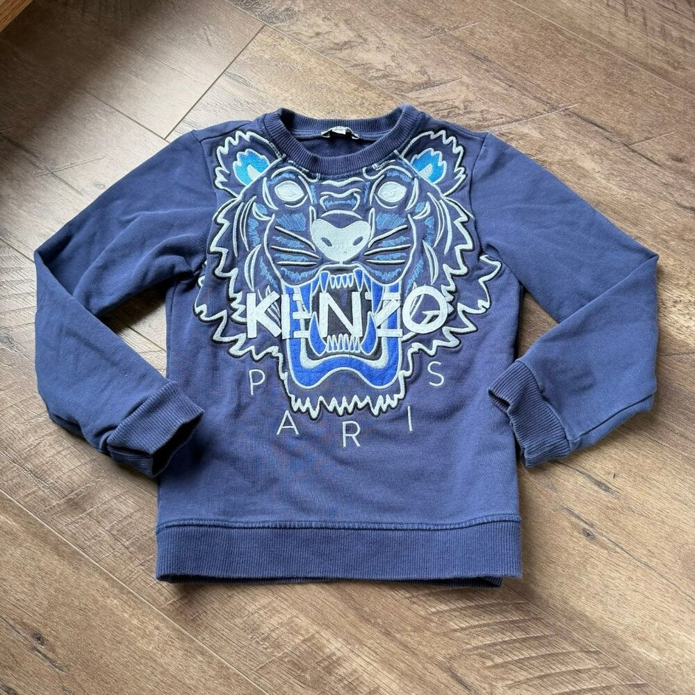 5-6Y Kenzo Paris Tiger Sweatshirt